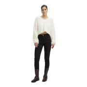 Gestuz Klassiska Skinny Jeans Svart Black, Dam