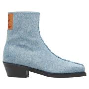 Y/Project Denim Ankelboots Blue, Herr