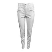 2-Biz Slim-Fit Elegant Byxor White, Dam