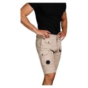 Mason's Cargo Bermuda Shorts i stretchbomull Beige, Herr