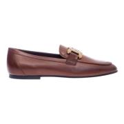 Tod's Läderloafer med kedjebuckle - Storlek 36 Brown, Dam