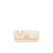 Tory Burch läderclutch Beige, Dam