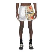 Children Of The Discordance Bandana Print Bomullsshorts Gray, Herr