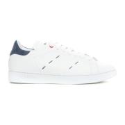 Kiton Läder Sports Sneakers White, Herr