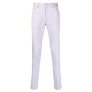 Maison Margiela Chinos med raka ben Purple, Dam