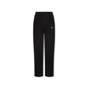 Vetements Sweatpants med logotyp Black, Herr