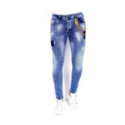 Local Fanatic Jeans Stretch Man - 1008 Blue, Herr