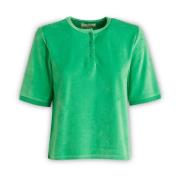 Loulou Studio T-Shirts Green, Dam