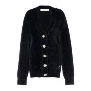 Philosophy di Lorenzo Serafini Smyckad Knapp Cardigan Black, Dam