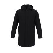 Herno Vadderad huva parka -48 Black, Herr