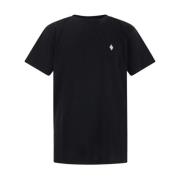 Marcelo Burlon Uppgradera herr T-shirt av hög kvalitet Black, Herr