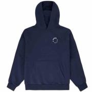 7 Days Active Ekologisk Bomull Hoodie Blue, Herr