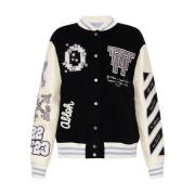 Off White Bomberjacka Black, Dam