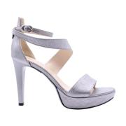 Nerogiardini High Heel Sandals Gray, Dam