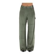 Dion Lee Wide Trousers Green, Dam