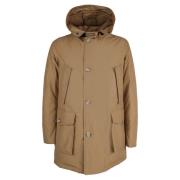 Woolrich Bomullsblandning Parka Jacka Beige, Herr