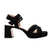 Ctwlk. High Heel Sandals Black, Dam