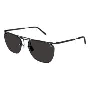 Saint Laurent Stylish Sungles for Men - Black/Black Black, Herr