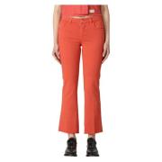 Fay Flared Jeans Red, Dam