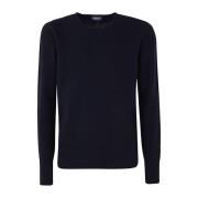 Drumohr Lammsull Crewneck Tröja Black, Herr