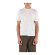 Ten C Bomull T-shirt med Patch Logo White, Herr