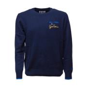 MC2 Saint Barth Round-neck Knitwear Blue, Herr