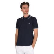 Woolrich Polo Shirt Blue, Herr