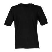 Alpha Studio Svart Merinoull T-Shirt Black, Herr