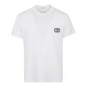 Valentino Garavani Vltn Crew Neck T-Shirt White, Herr