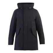 Woolrich Vinterjacka, Icke-avtagbar huva Black, Herr