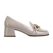 Högl Modernt Ally Loafer-Pumps Beige, Dam