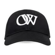 Off White Baseballkeps Black, Herr