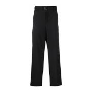 Sacai Straight Trousers Black, Herr