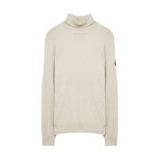 Roy Roger's Turtleneck i ull och kashmir Beige, Herr