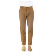 Department Five Brun Chino Byxor Brown, Herr