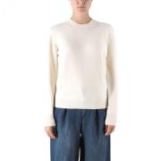 MC2 Saint Barth Crewneck Sweater med St. Barth Brodyr White, Dam