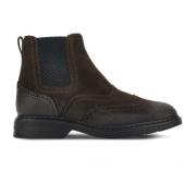 Hogan Vintage Stil Mocka Ankelboot Brown, Herr