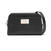 Furla 1927 Mini Crossbody Väska Black, Dam