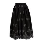 Erdem Midi Skirts Black, Dam