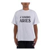 Aries Stilig Herr T-shirt White, Herr