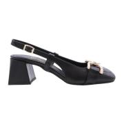 E mia Statement Pumps för Elegant Look Black, Dam