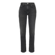 Agolde Slim-fit Jeans Black, Dam