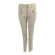 2-Biz Slim-Fit Byxor Beige, Dam