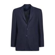 Kiton Formell Blazerjacka Blue, Herr