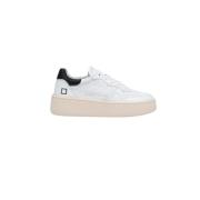D.a.t.e. Step Calf Sneakers i vitt och svart White, Dam