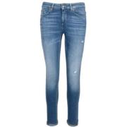 Dondup Smal passform jeans Blue, Dam