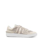 Lanvin Mesh Sneakers med Beige Mocka Detaljer Beige, Herr