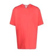 Comme des Garçons T-Shirts, Klassisk Kollektion Red, Herr