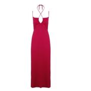 P.a.r.o.s.h. Midi Dresses Red, Dam