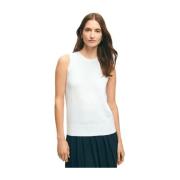 Brooks Brothers Linne i Supima-bomull White, Dam